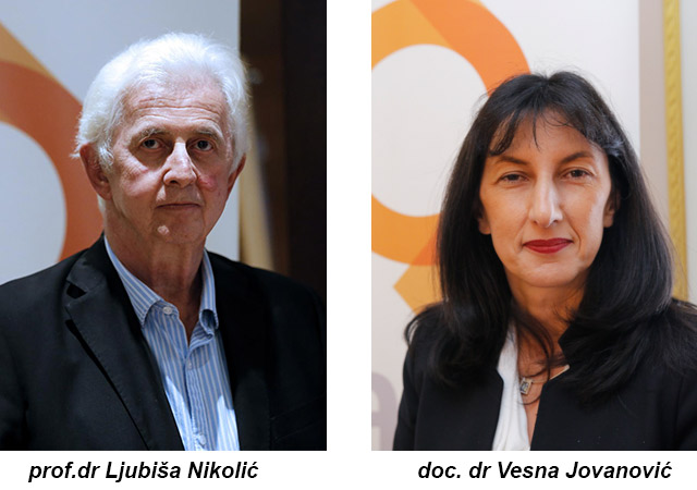 Autori Prof.dr Ljubiša Nikolić, dr sci i doc. dr Vesna Jovanović